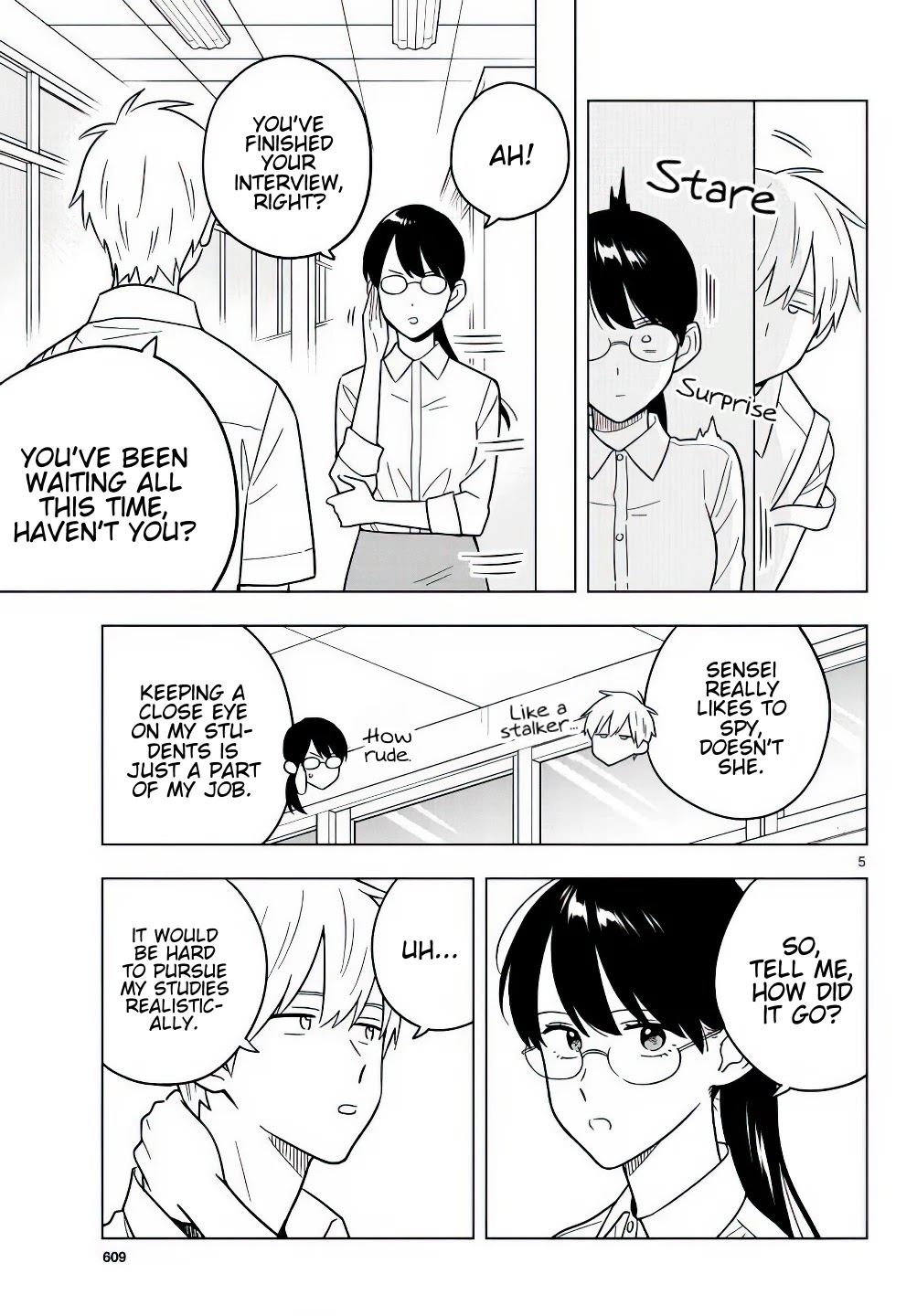 The Teacher Can Not Tell Me Love chapter 42 page 6