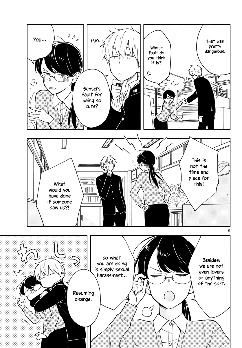 The Teacher Can Not Tell Me Love chapter 8 page 5