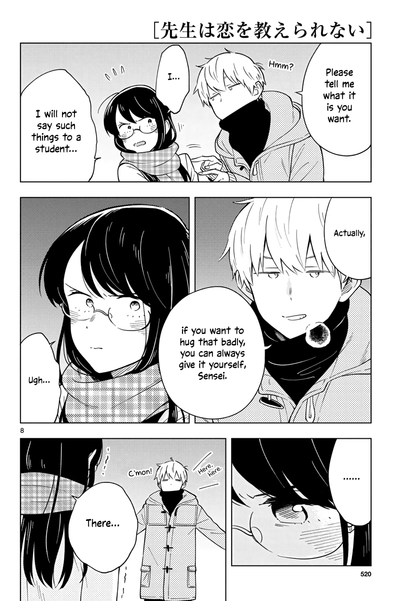 The Teacher Can Not Tell Me Love chapter 9 page 9