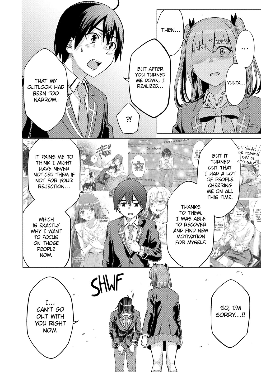 The Teen Web Novelist is a Girl Magnet: Now My Crush Feels Bad for Rejecting Me! chapter 13 page 20