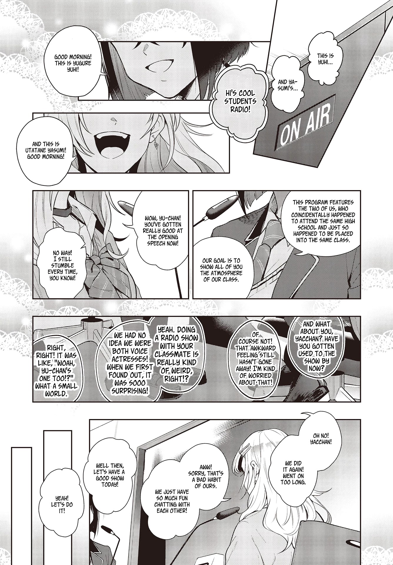 The Two Sides of Seiyuu Radio chapter 1 page 1