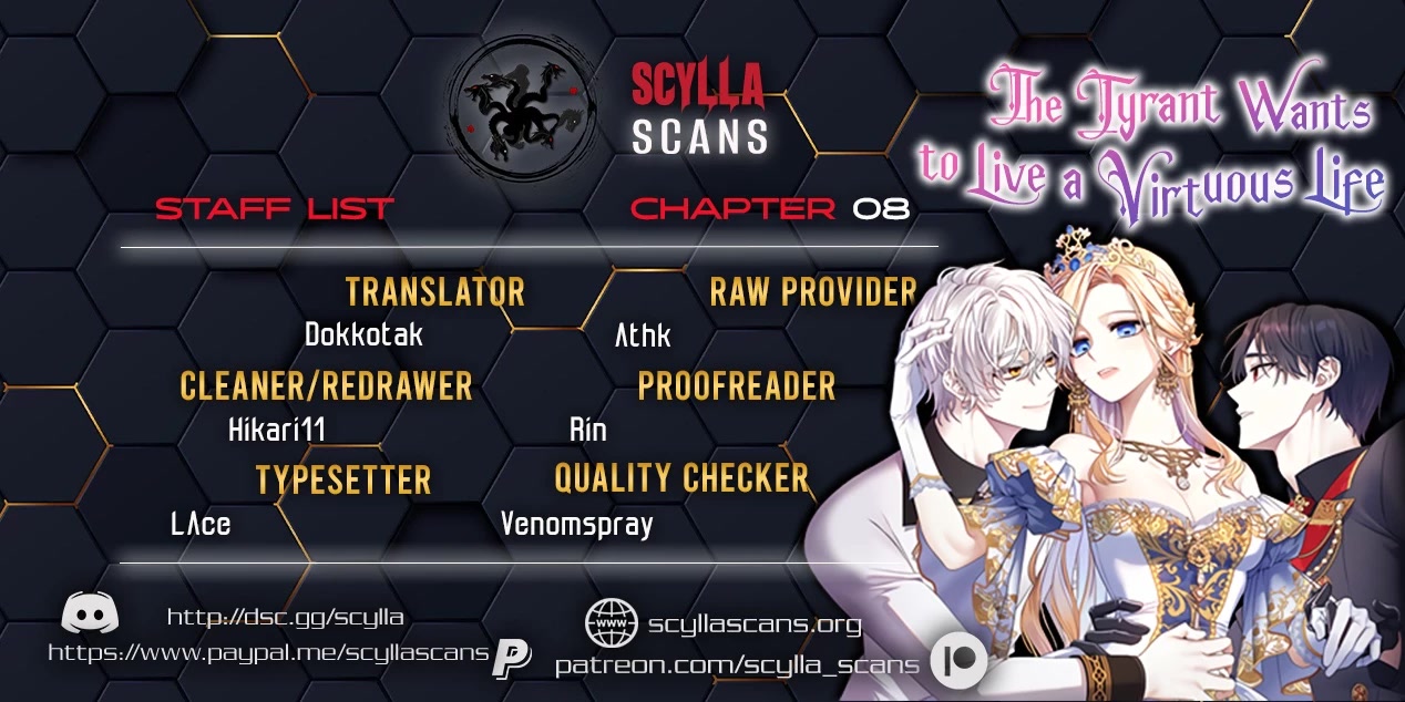 The Tyrant Wants to Live a Virtuous Life chapter 8 page 1