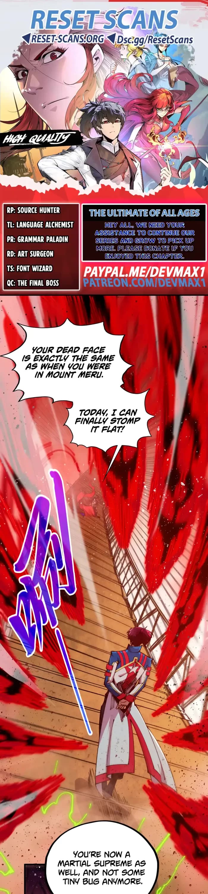 The Ultimate of All Ages chapter 487 page 1
