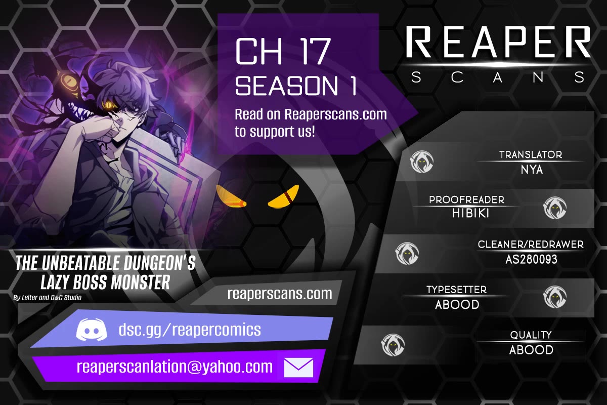 The Unbeatable Dungeon's Lazy Boss Monster chapter 17 page 1