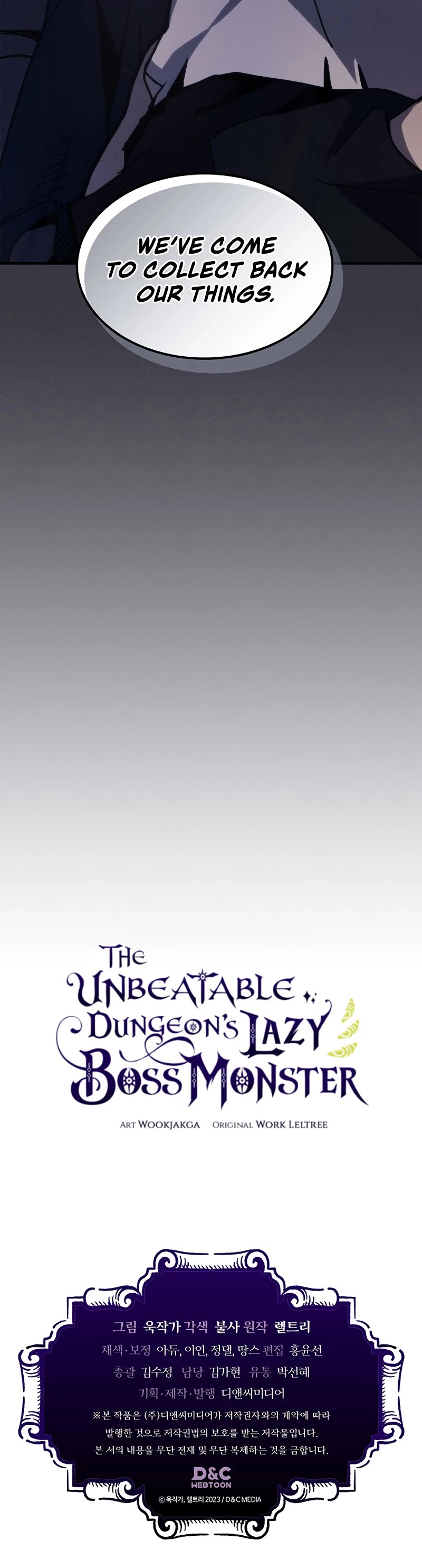 The Unbeatable Dungeon's Lazy Boss Monster chapter 23 page 47