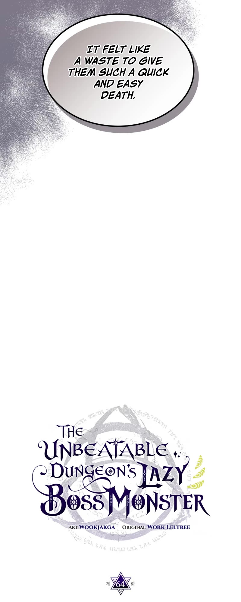 The Unbeatable Dungeon's Lazy Boss Monster chapter 64 page 11