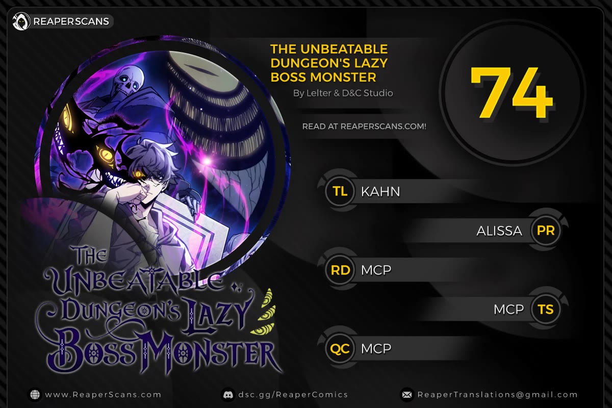 The Unbeatable Dungeon's Lazy Boss Monster chapter 74 page 1