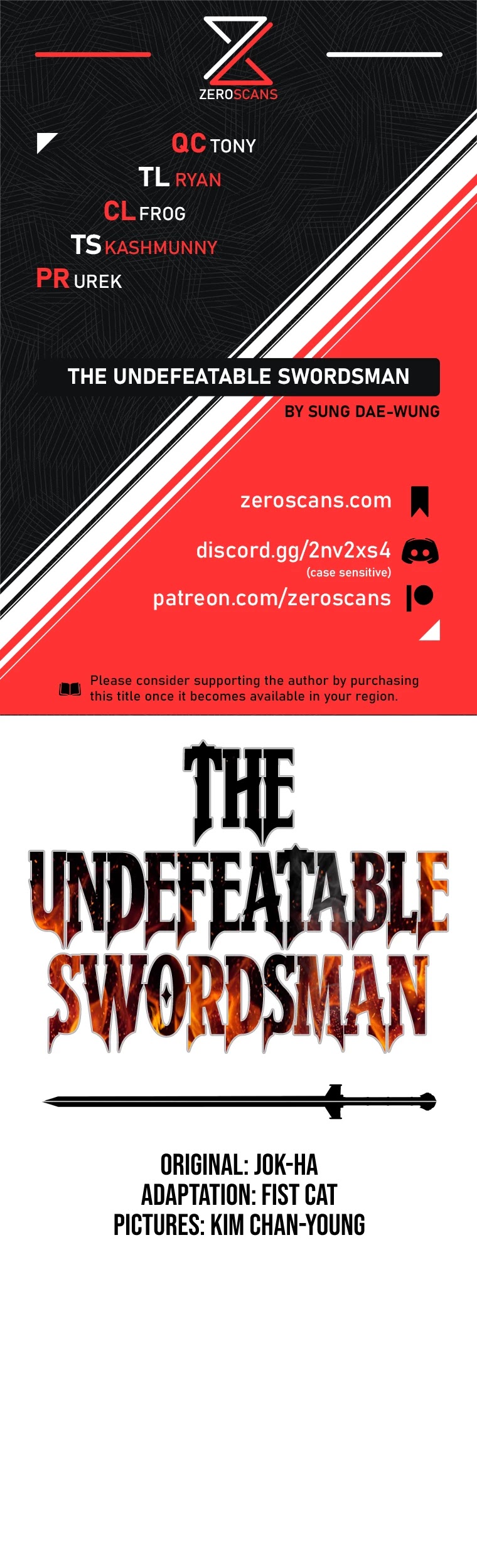 The Undefeatable Swordsman chapter 103 page 1