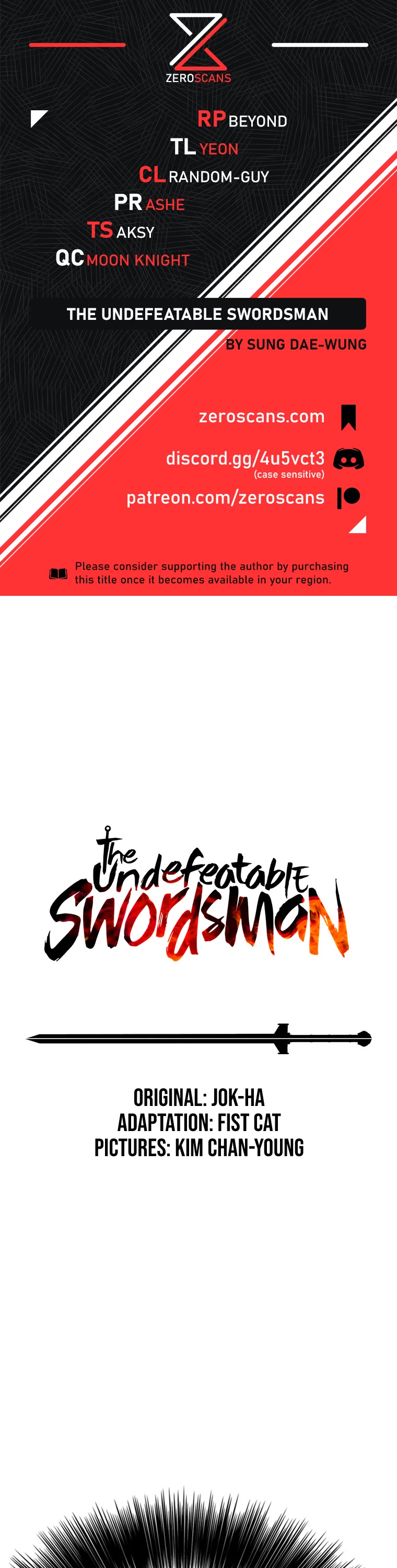 The Undefeatable Swordsman chapter 169 page 1