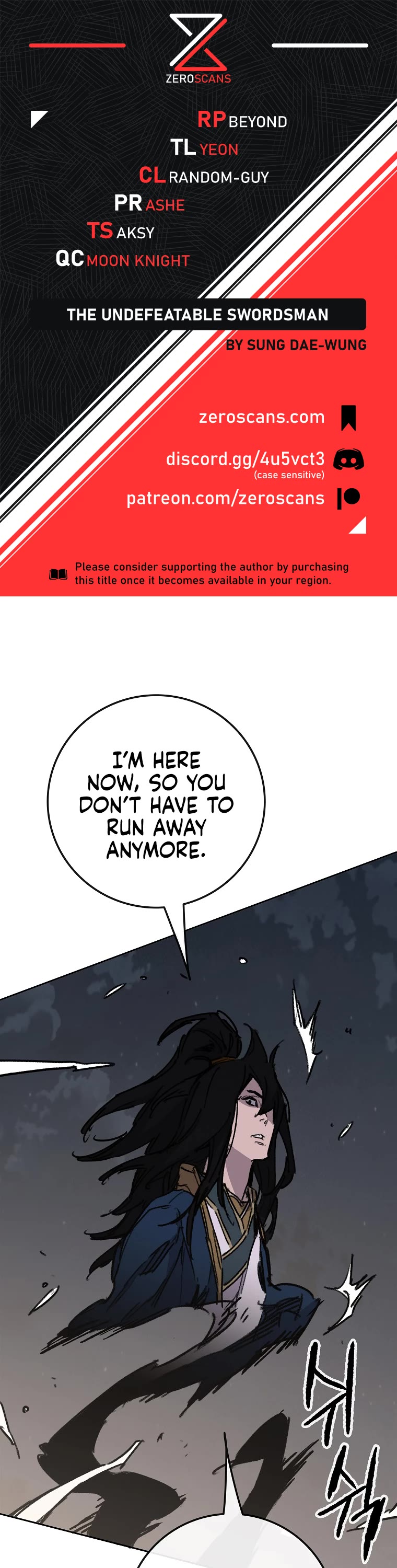 The Undefeatable Swordsman chapter 173 page 1