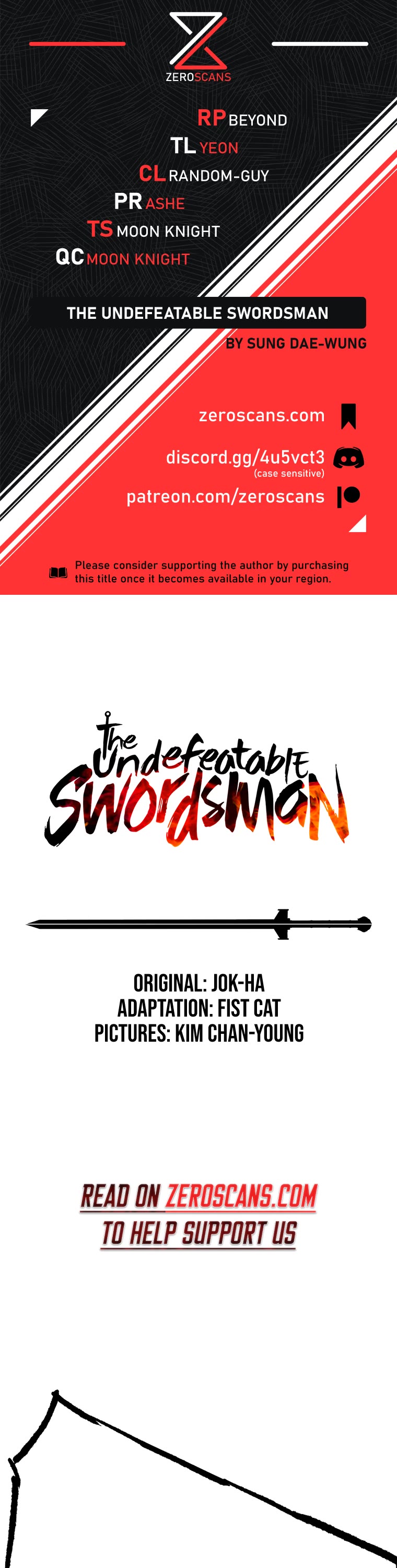 The Undefeatable Swordsman chapter 176 page 1