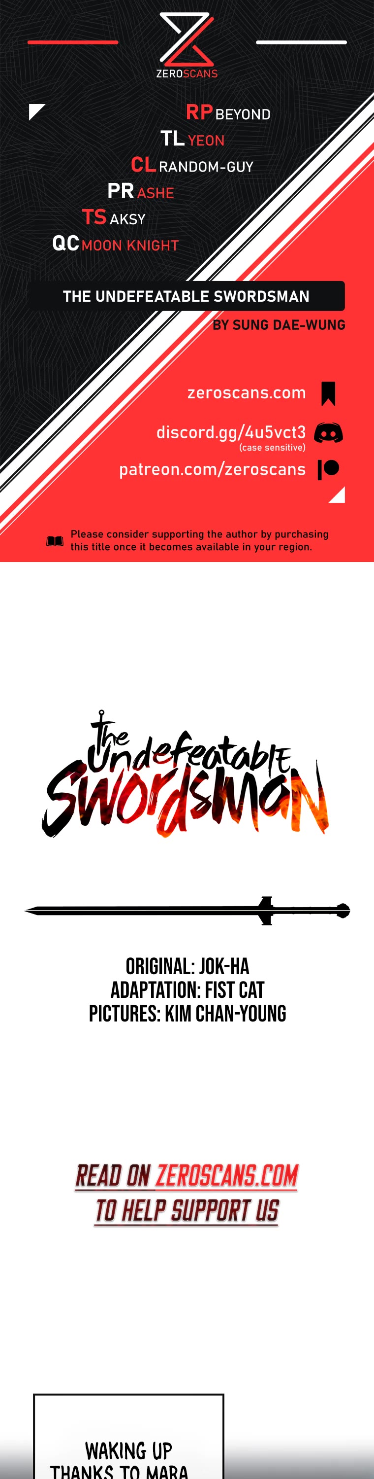 The Undefeatable Swordsman chapter 177 page 1