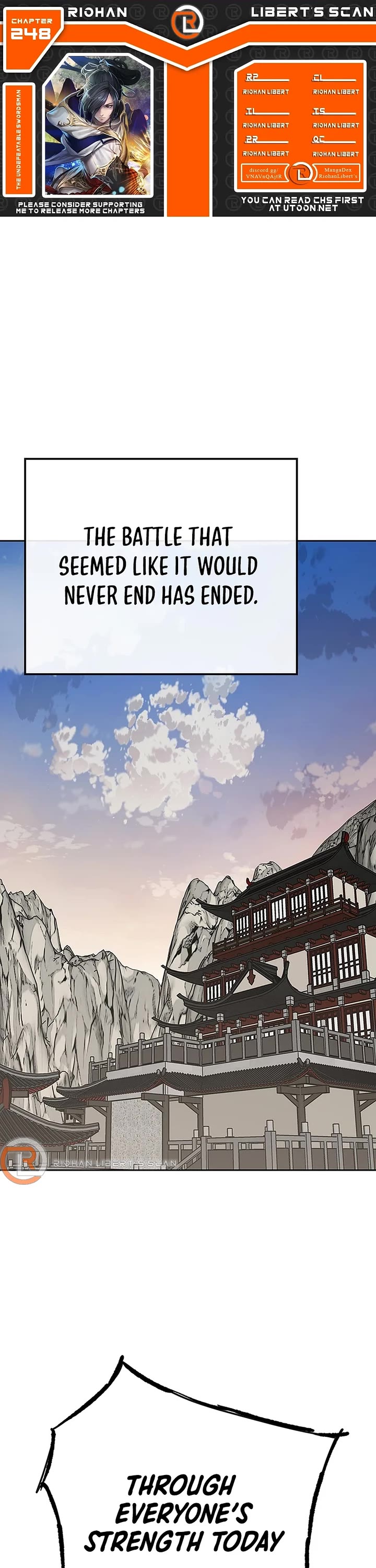 The Undefeatable Swordsman chapter 248 page 1