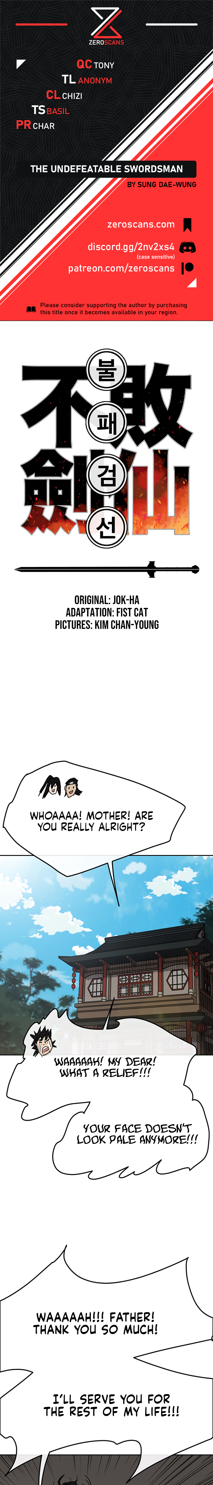 The Undefeatable Swordsman chapter 32 page 1