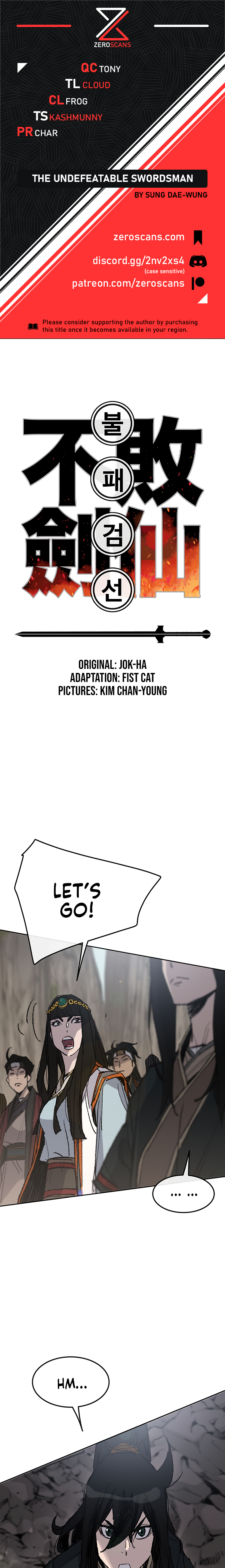 The Undefeatable Swordsman chapter 66 page 1