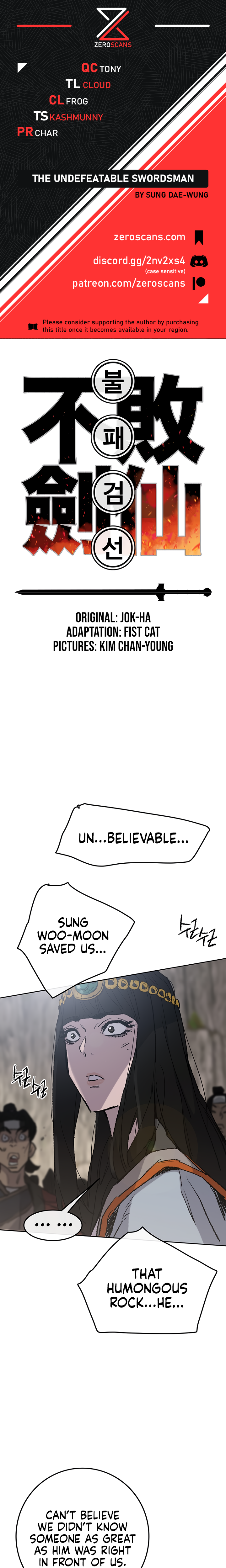 The Undefeatable Swordsman chapter 67 page 1