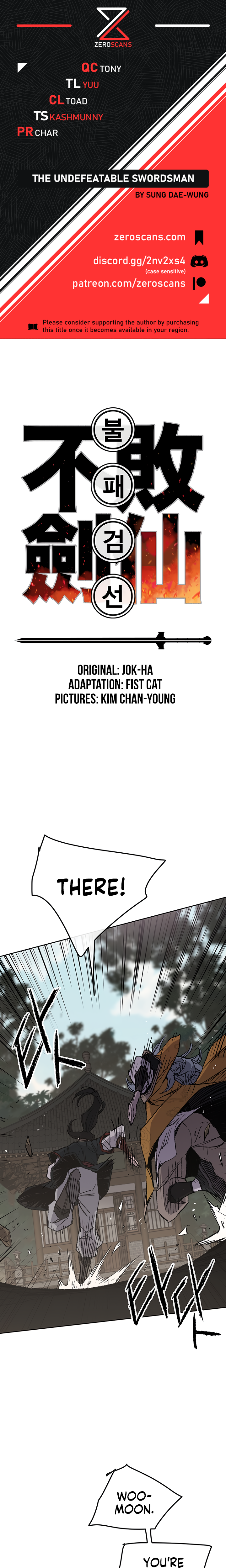 The Undefeatable Swordsman chapter 75 page 1