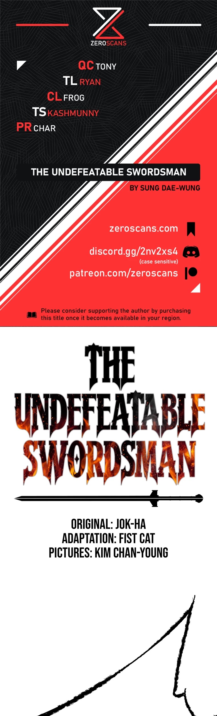 The Undefeatable Swordsman chapter 82 page 1