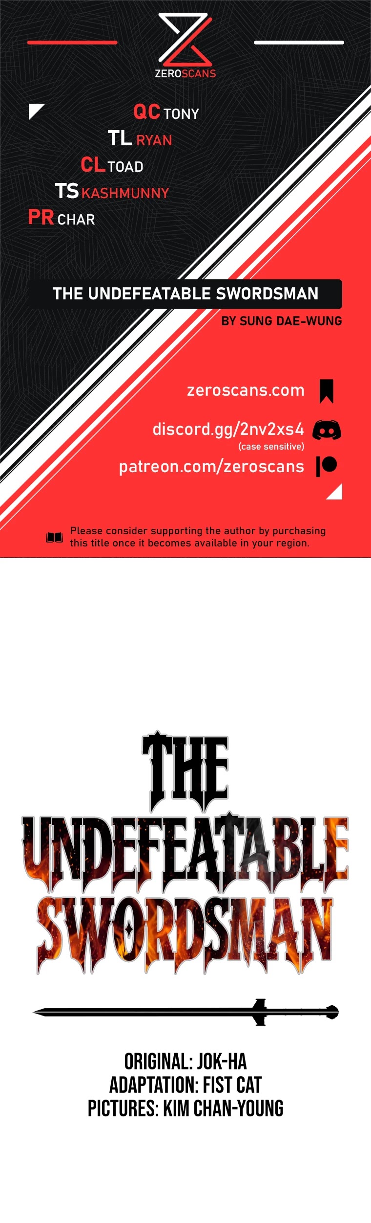 The Undefeatable Swordsman chapter 85 page 1