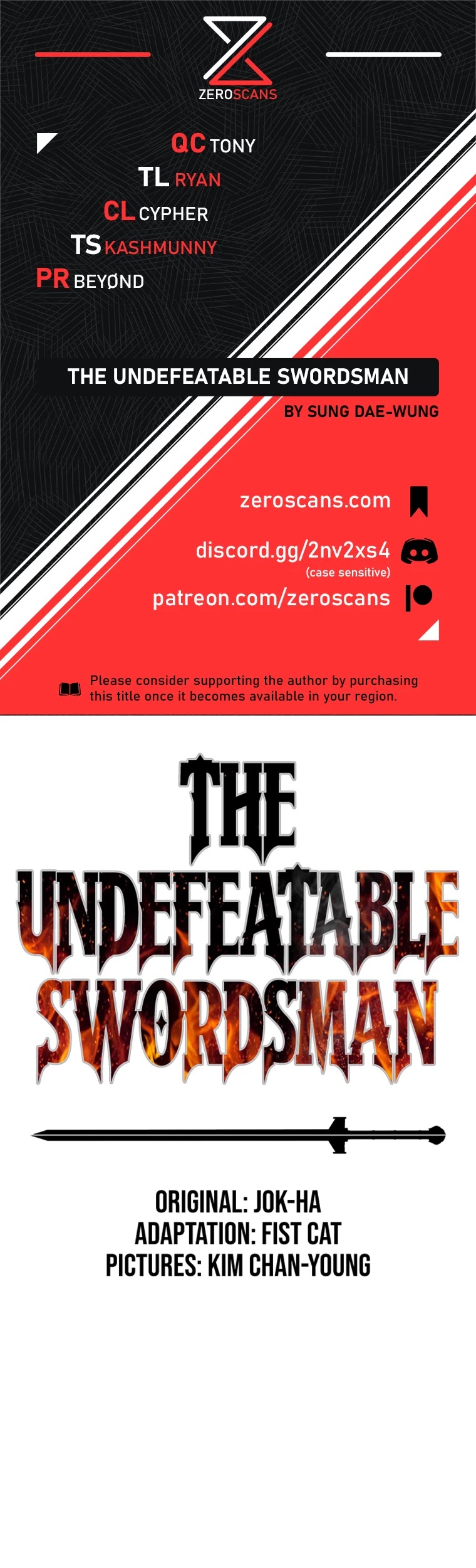 The Undefeatable Swordsman chapter 93 page 1
