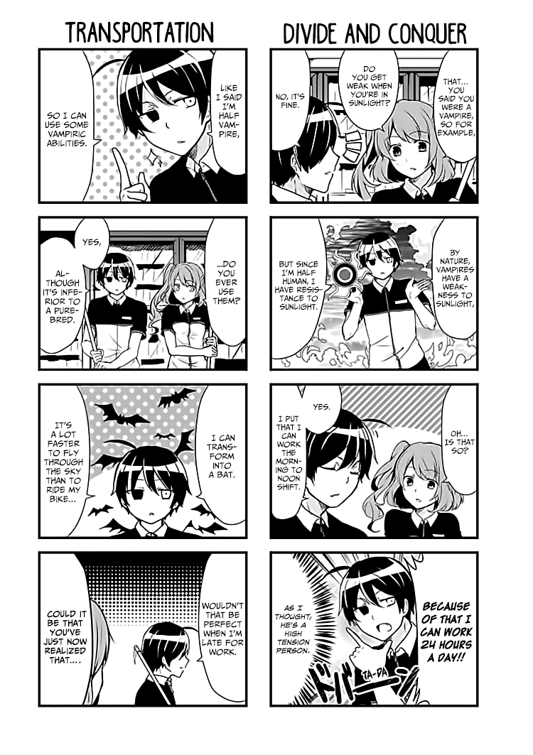 The Vampire Part-Timer Kirishima-kun chapter 1 page 4