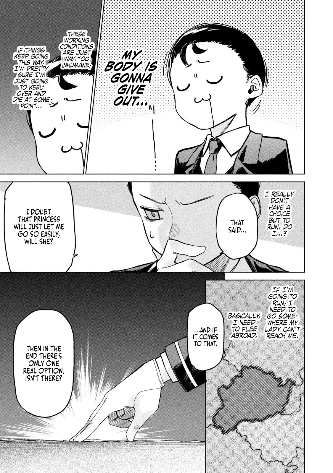 The Versatile Butler Who Served a Selfish Princess Will Become a Peerless Upstart Soldier in the Neighbouring Empire chapter 1 page 12