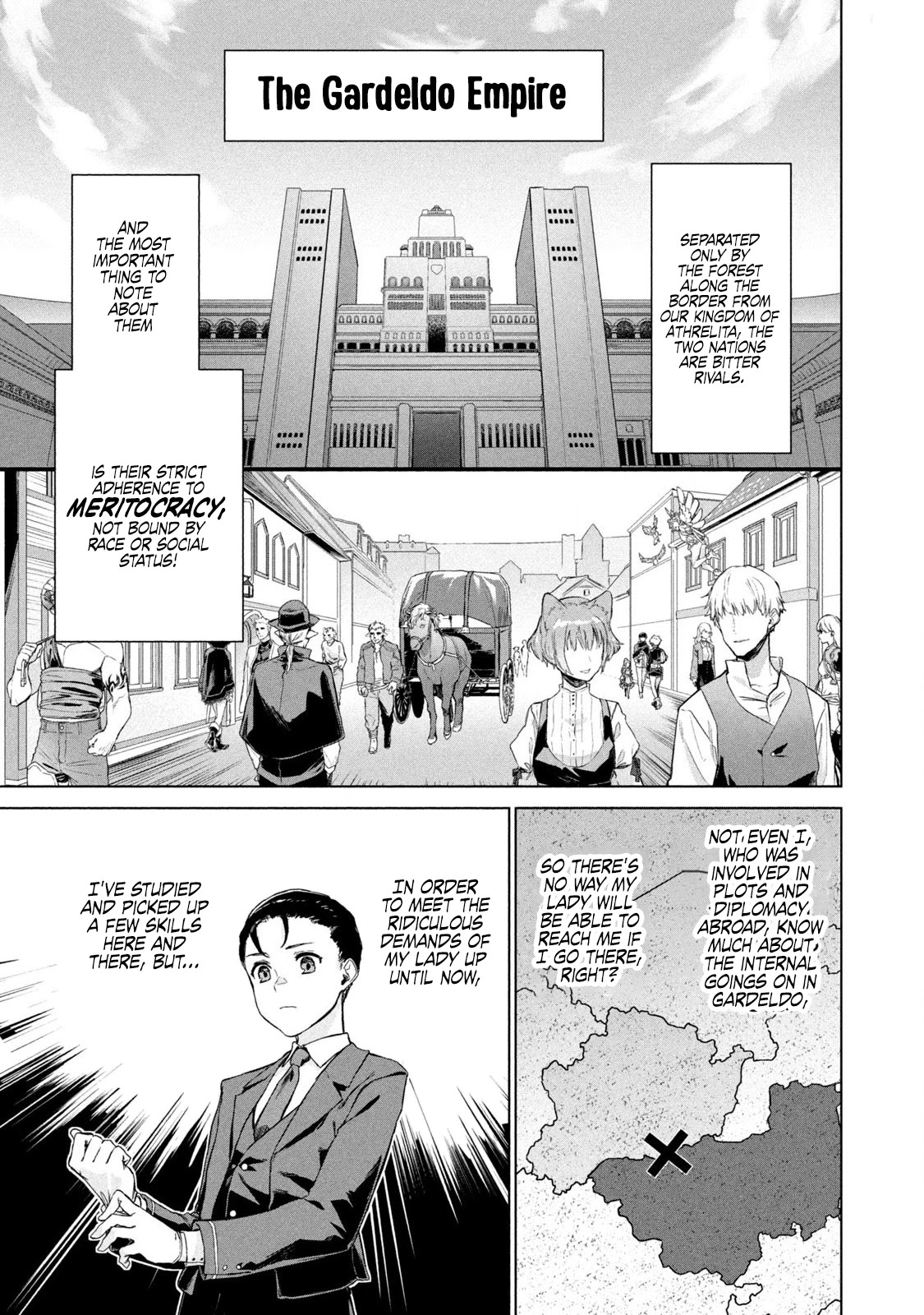 The Versatile Butler Who Served a Selfish Princess Will Become a Peerless Upstart Soldier in the Neighbouring Empire chapter 1 page 13