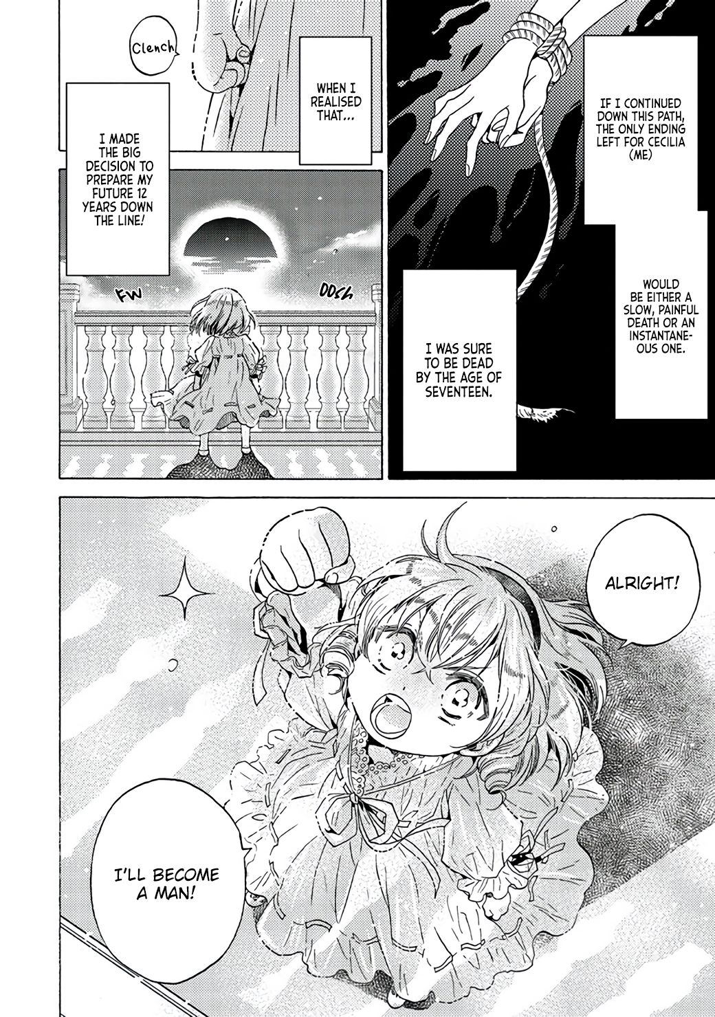 The Villainess, Cecilia Silvie, Doesn't Want to Die, so She Decided to Cross-dress! chapter 1.1 page 10