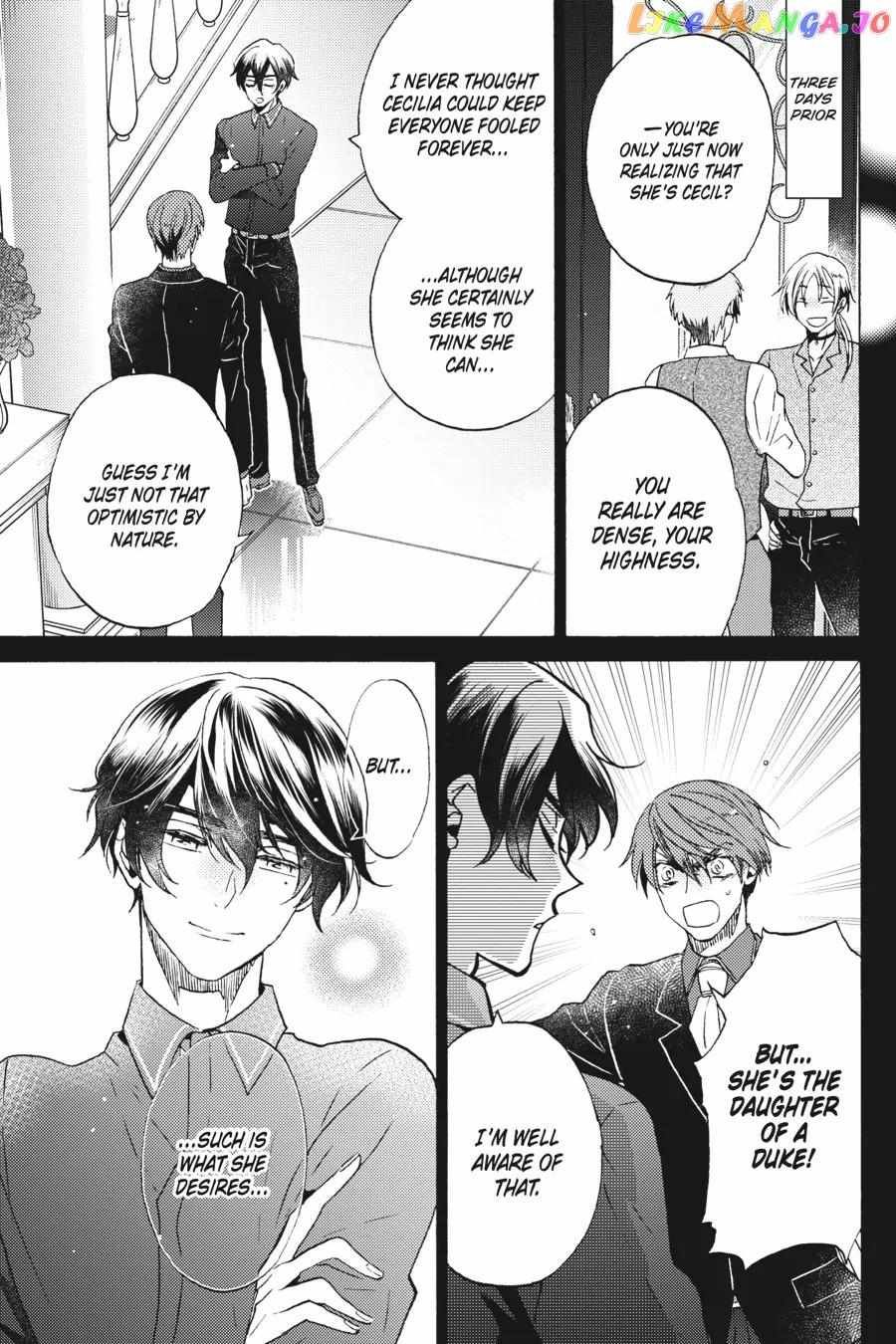 The Villainess, Cecilia Silvie, Doesn't Want to Die, so She Decided to Cross-dress! chapter 18 page 25