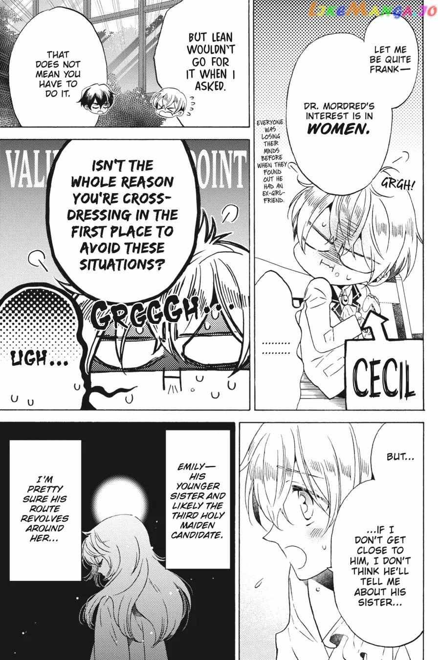 The Villainess, Cecilia Silvie, Doesn't Want to Die, so She Decided to Cross-dress! chapter 19 page 4