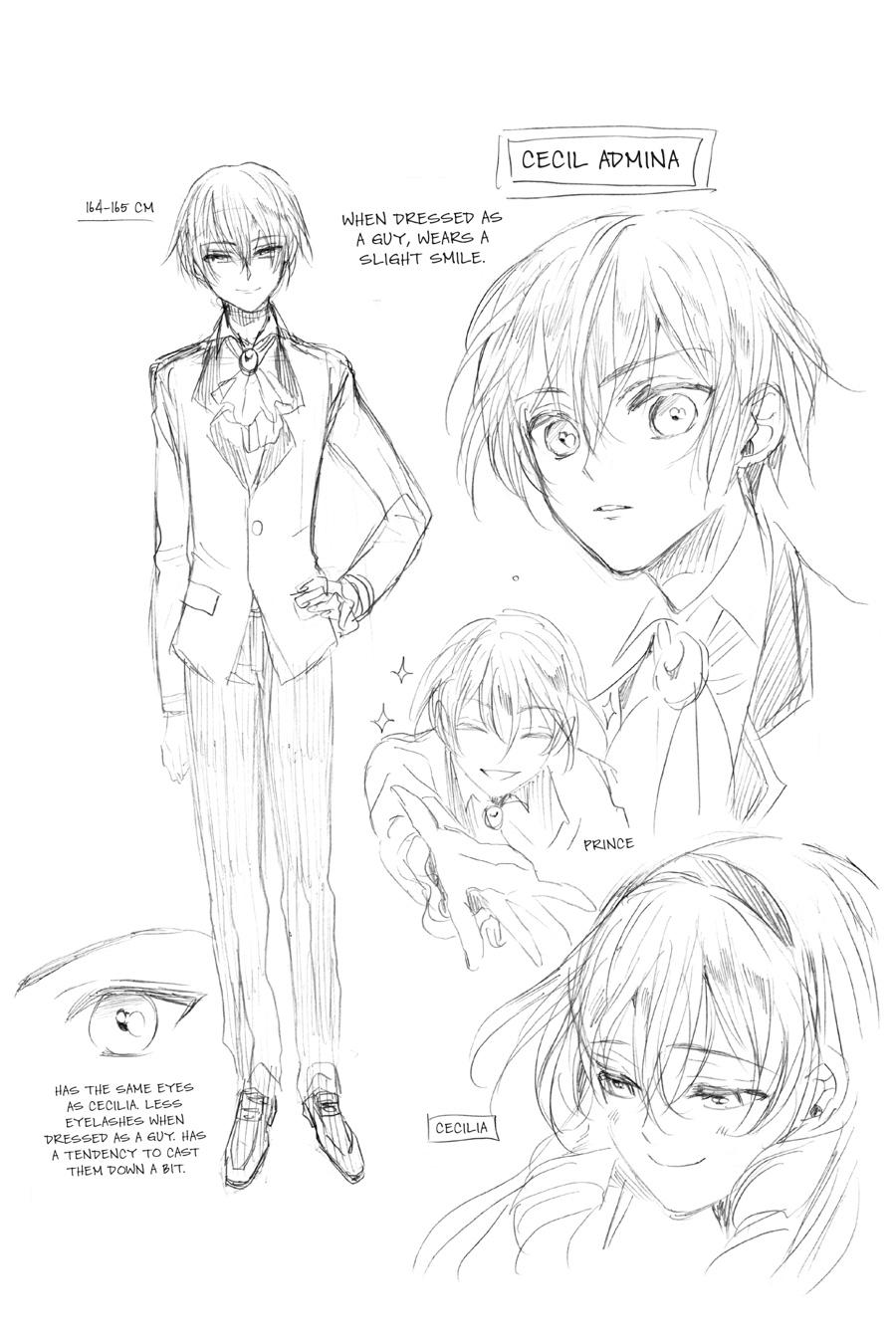 The Villainess, Cecilia Silvie, Doesn't Want to Die, so She Decided to Cross-dress! chapter 8.5 page 3