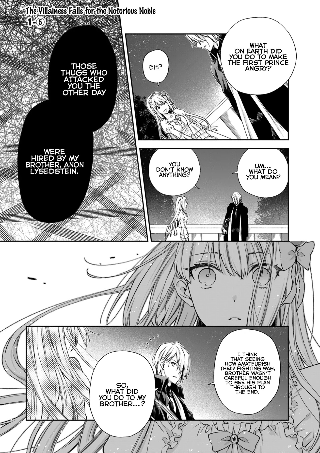 The Villainess Falls for the Notorious Noble chapter 1.5 page 3