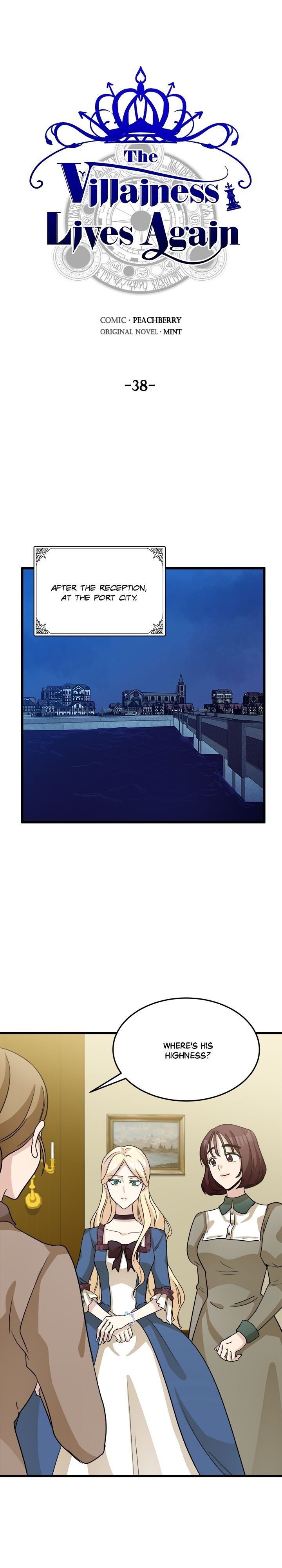 The Villainess Lives Again chapter 38 page 1