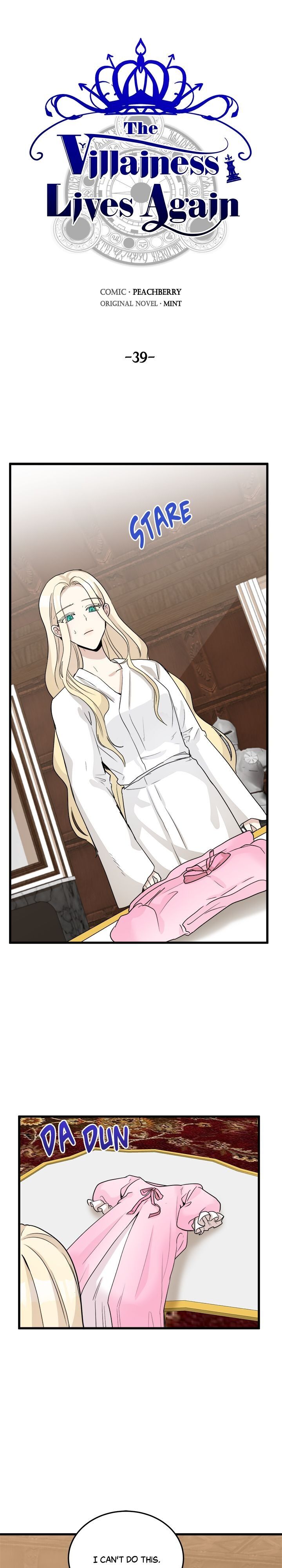 The Villainess Lives Again chapter 39 page 1