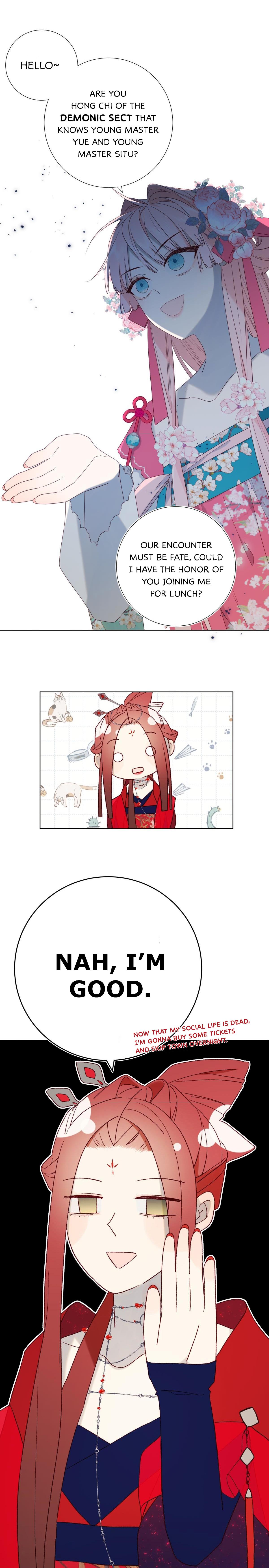 The Villainess Refuses to Flirt with the Male Lead chapter 57 page 1