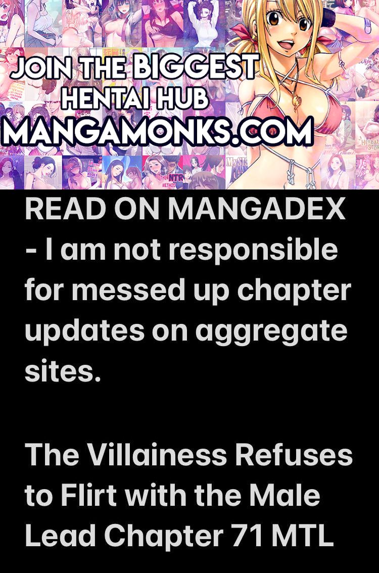 The Villainess Refuses to Flirt with the Male Lead chapter 71 page 1