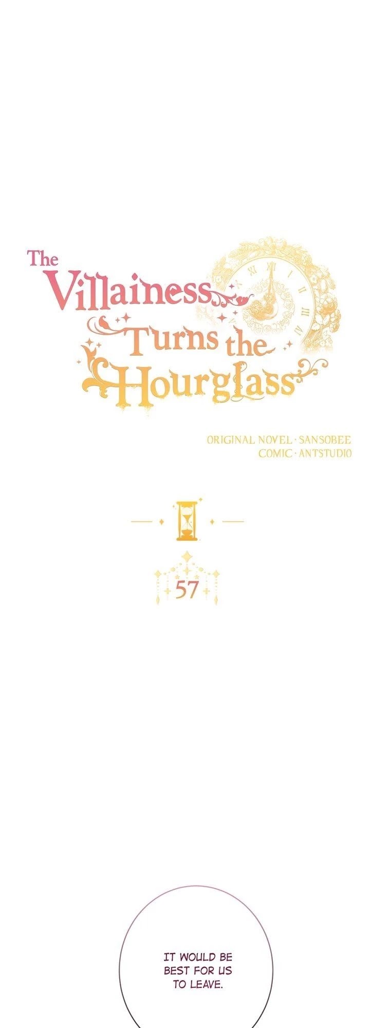 The Villainess Reverses the Hourglass chapter 57 page 1