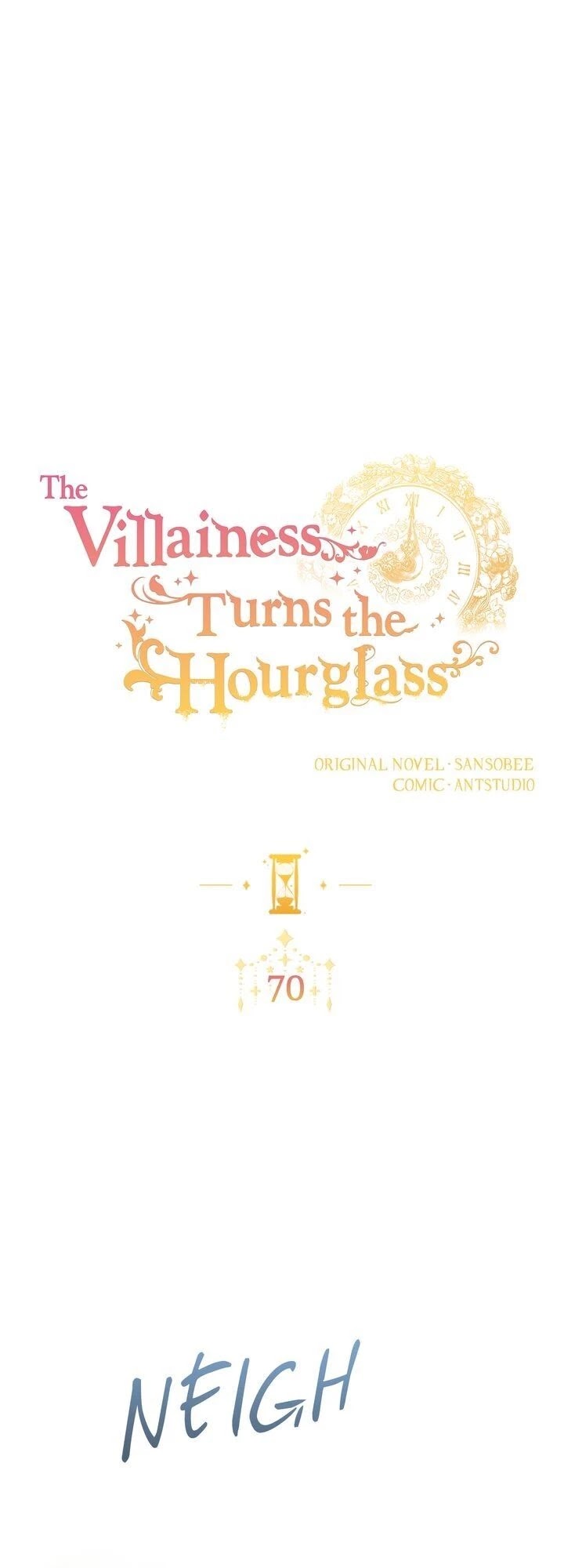 The Villainess Reverses the Hourglass chapter 70 page 1