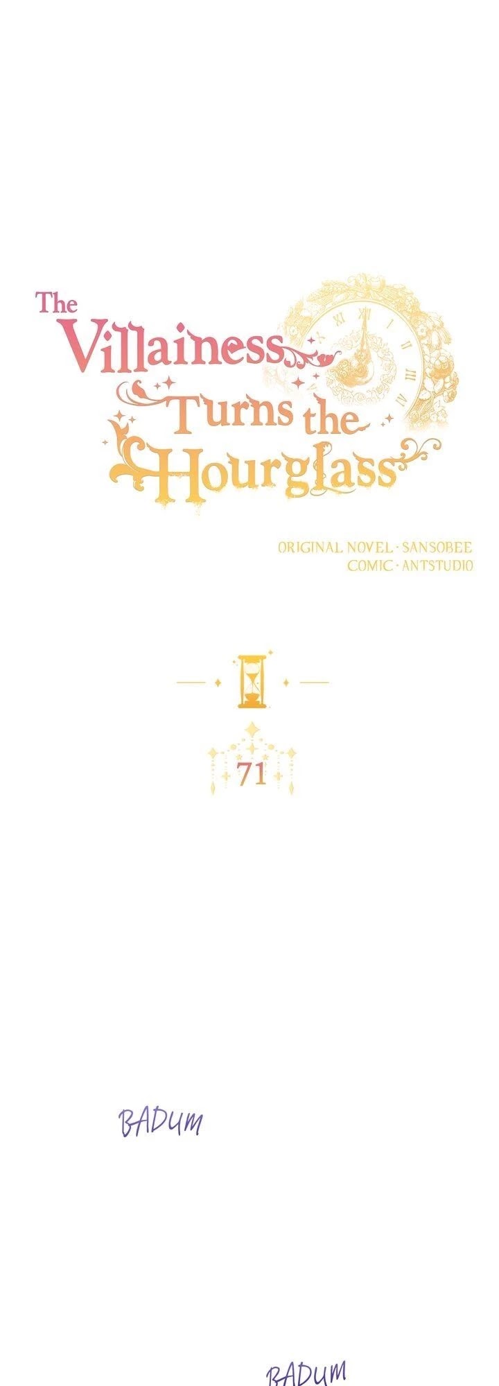 The Villainess Reverses the Hourglass chapter 71 page 1