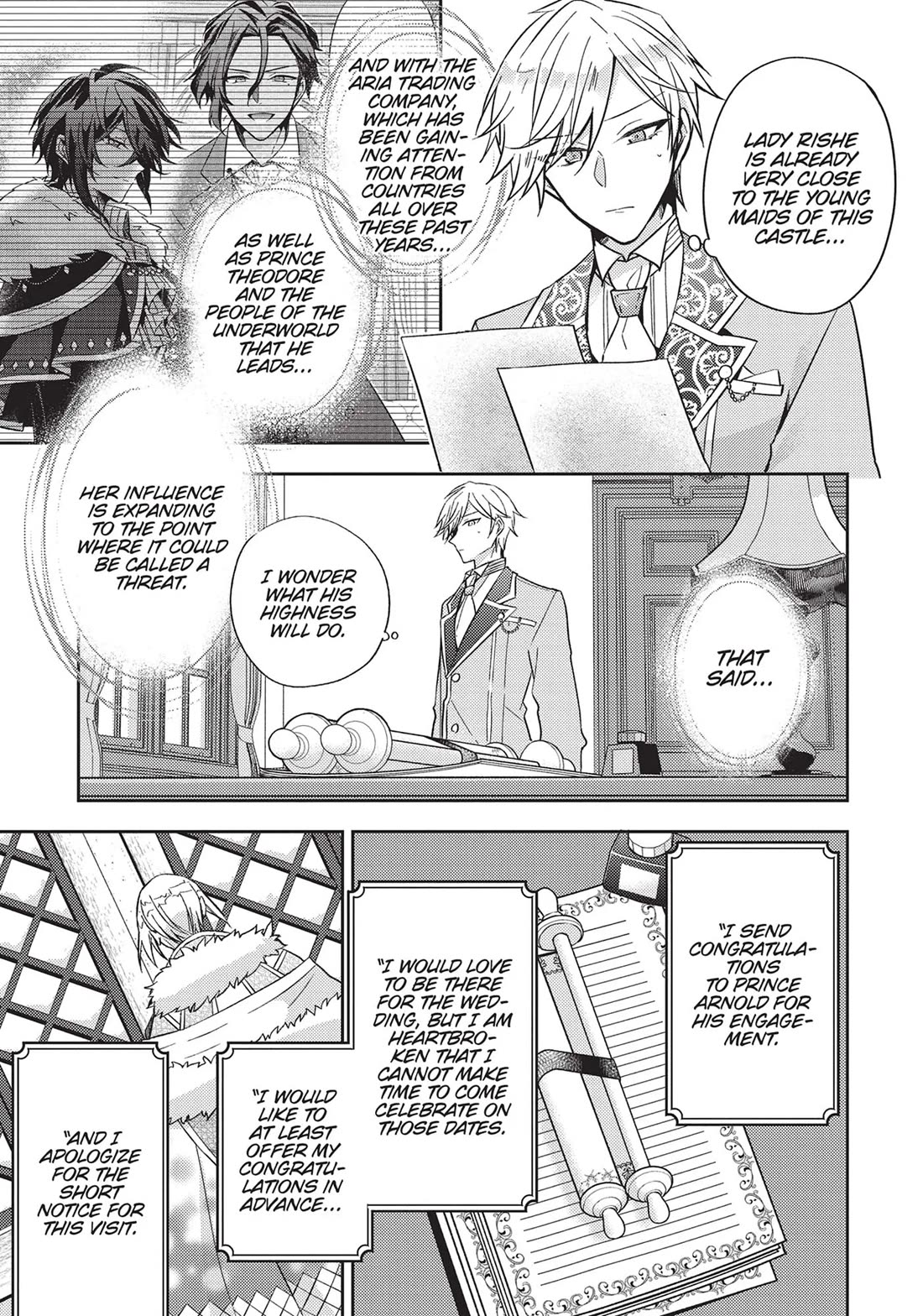 The Villainess Wants to Enjoy a Carefree Married Life in a Former Enemy Country in Her Seventh Loop! chapter 17 page 34