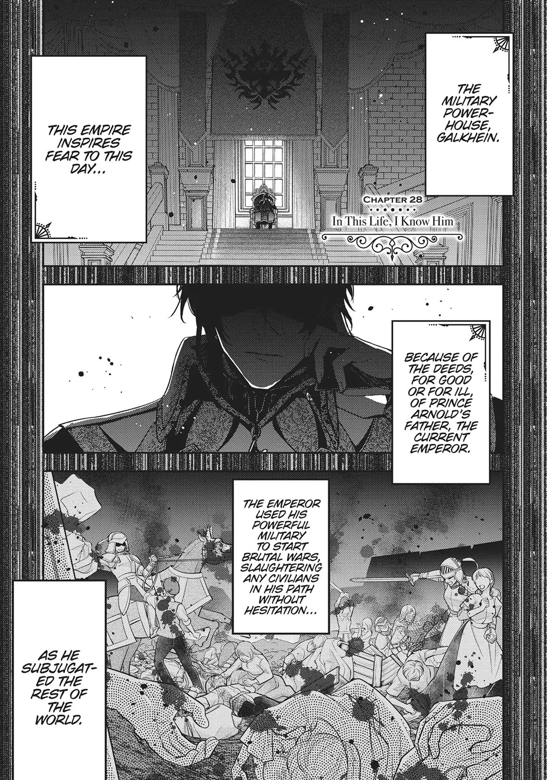 The Villainess Wants to Enjoy a Carefree Married Life in a Former Enemy Country in Her Seventh Loop! chapter 28 page 1