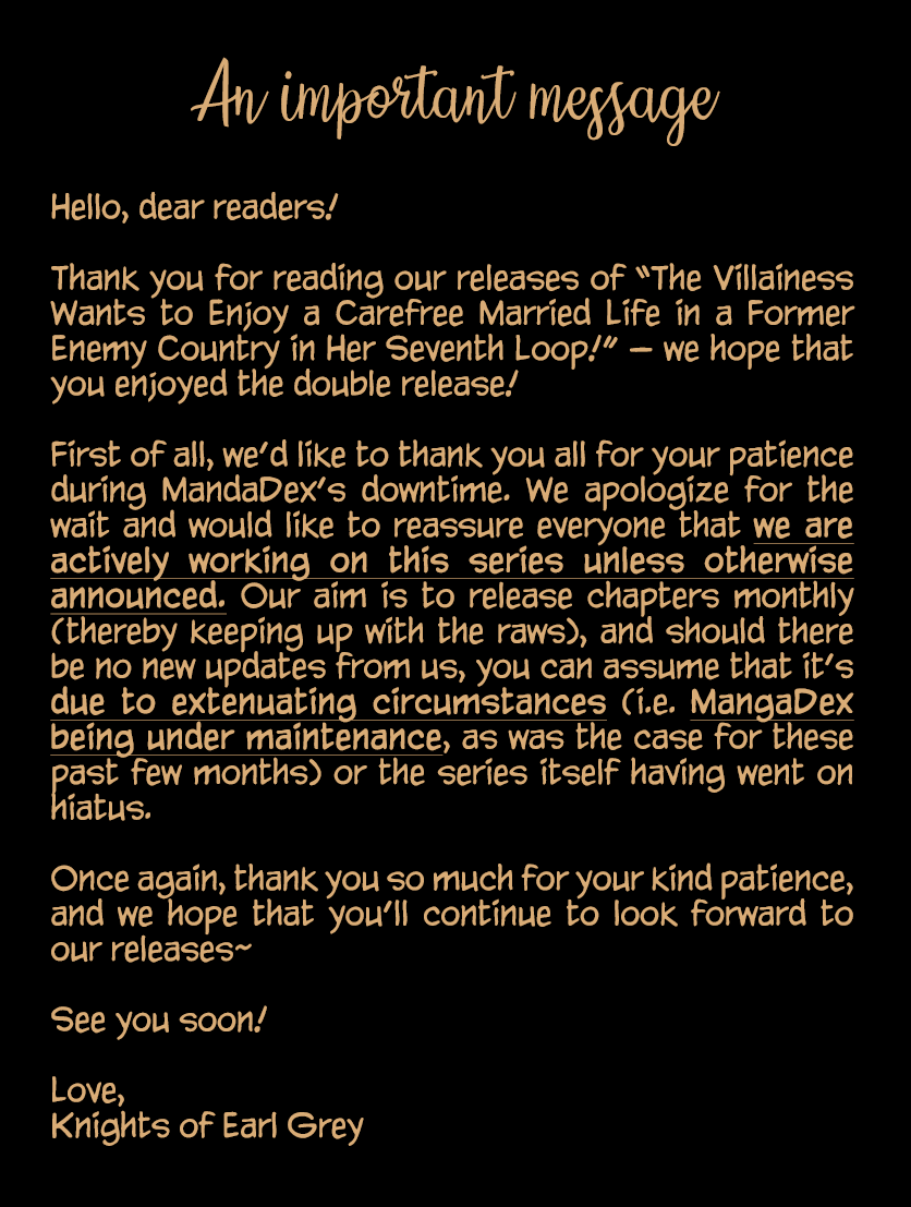 The Villainess Wants to Enjoy a Carefree Married Life in a Former Enemy Country in Her Seventh Loop! chapter 6 page 32