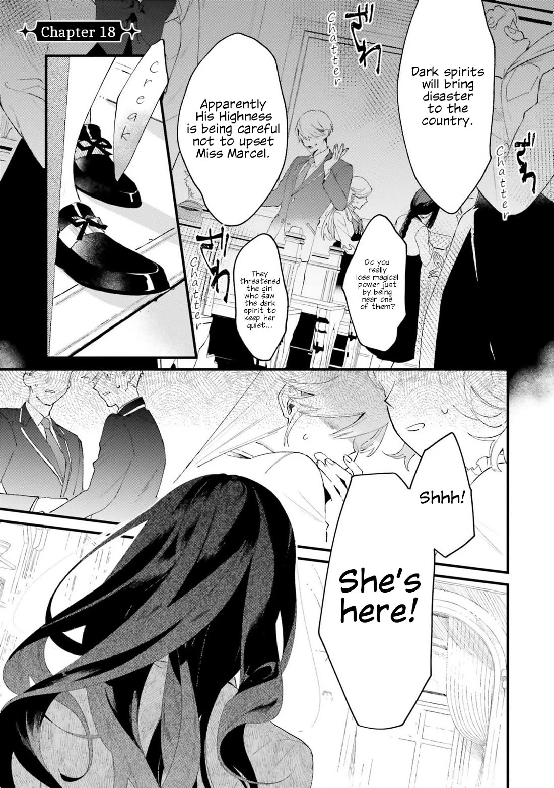 The Villainess Who Traveled Back in Time Inexplicably Lost Her Magic, so She Went Into Seclusion chapter 18 page 1