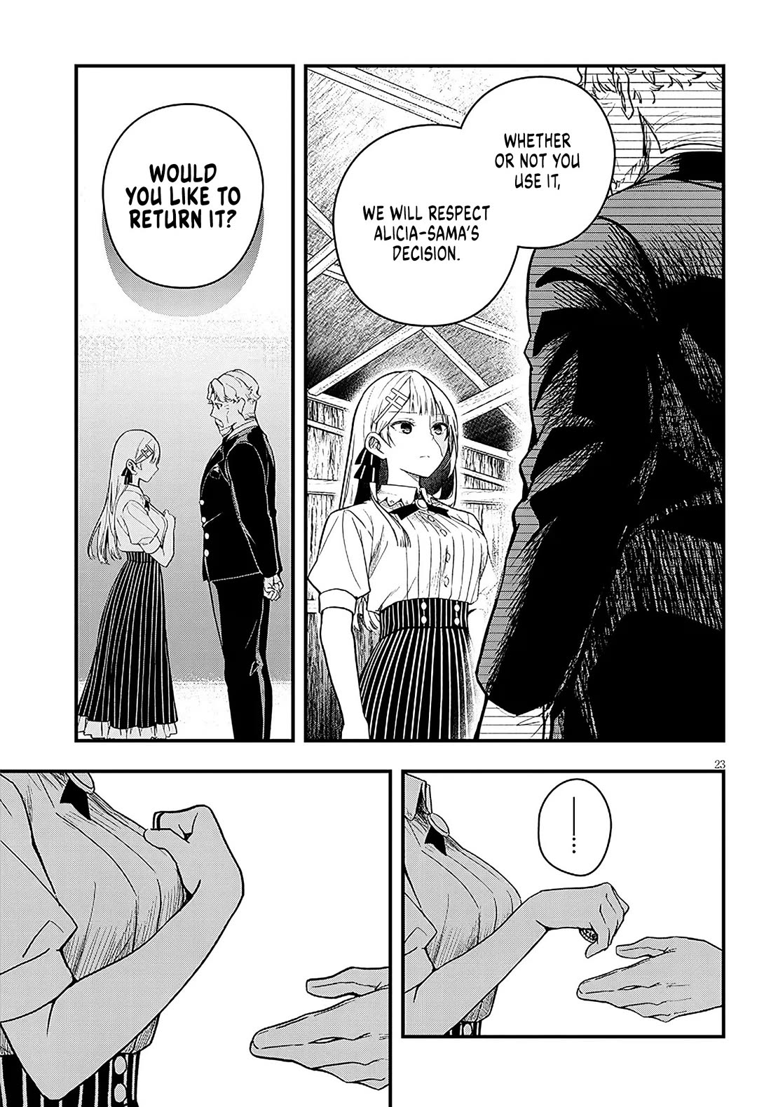 The Villainess Who Was Dumped Got Married into My Family, a Mob Noble from the Frontier, and Turns Out, She's an Amazing Capable Wife? chapter 16 page 23