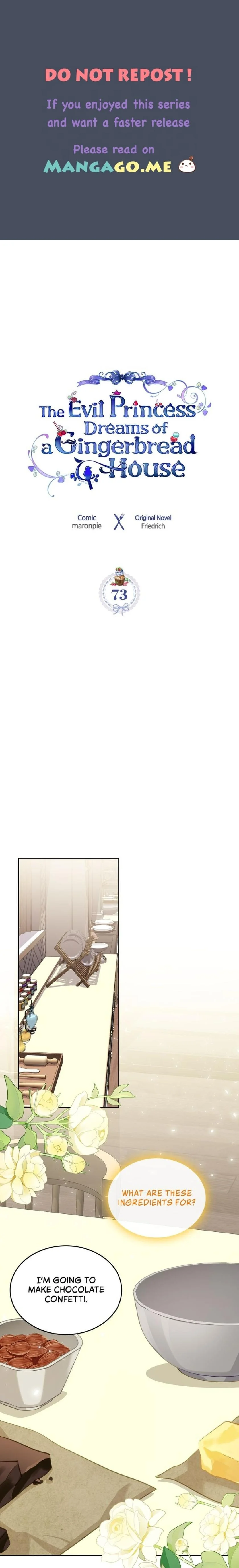 The Villainous Princess Wants To Live In A Gingerbread House chapter 73 page 1