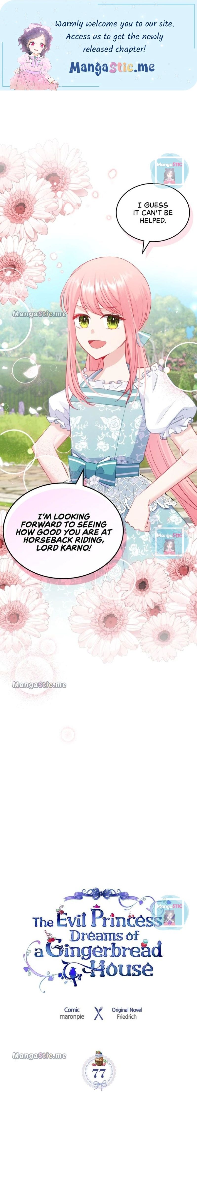 The Villainous Princess Wants To Live In A Gingerbread House chapter 77 page 1