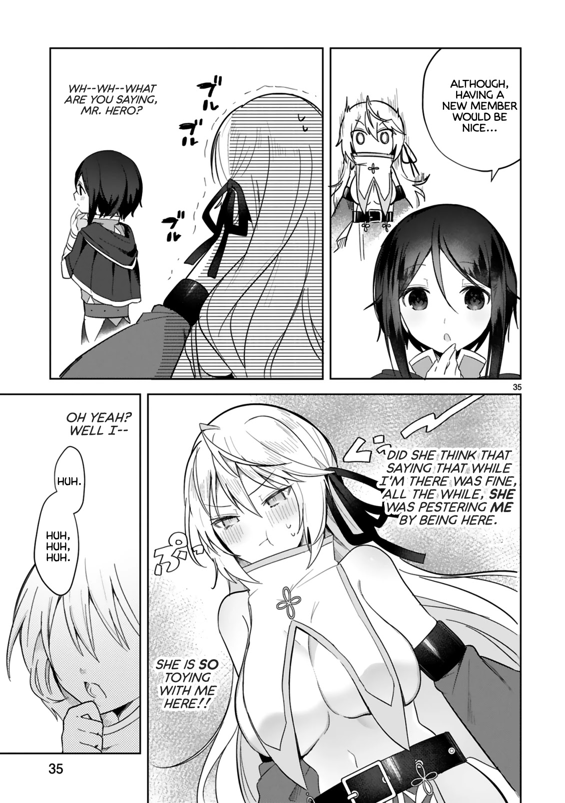 The White Mage Doesn't Want to Raise the Hero's Level chapter 4 page 35