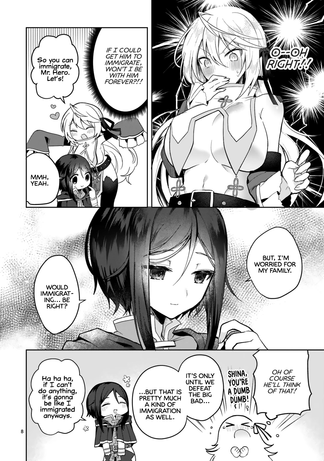 The White Mage Doesn't Want to Raise the Hero's Level chapter 4 page 8