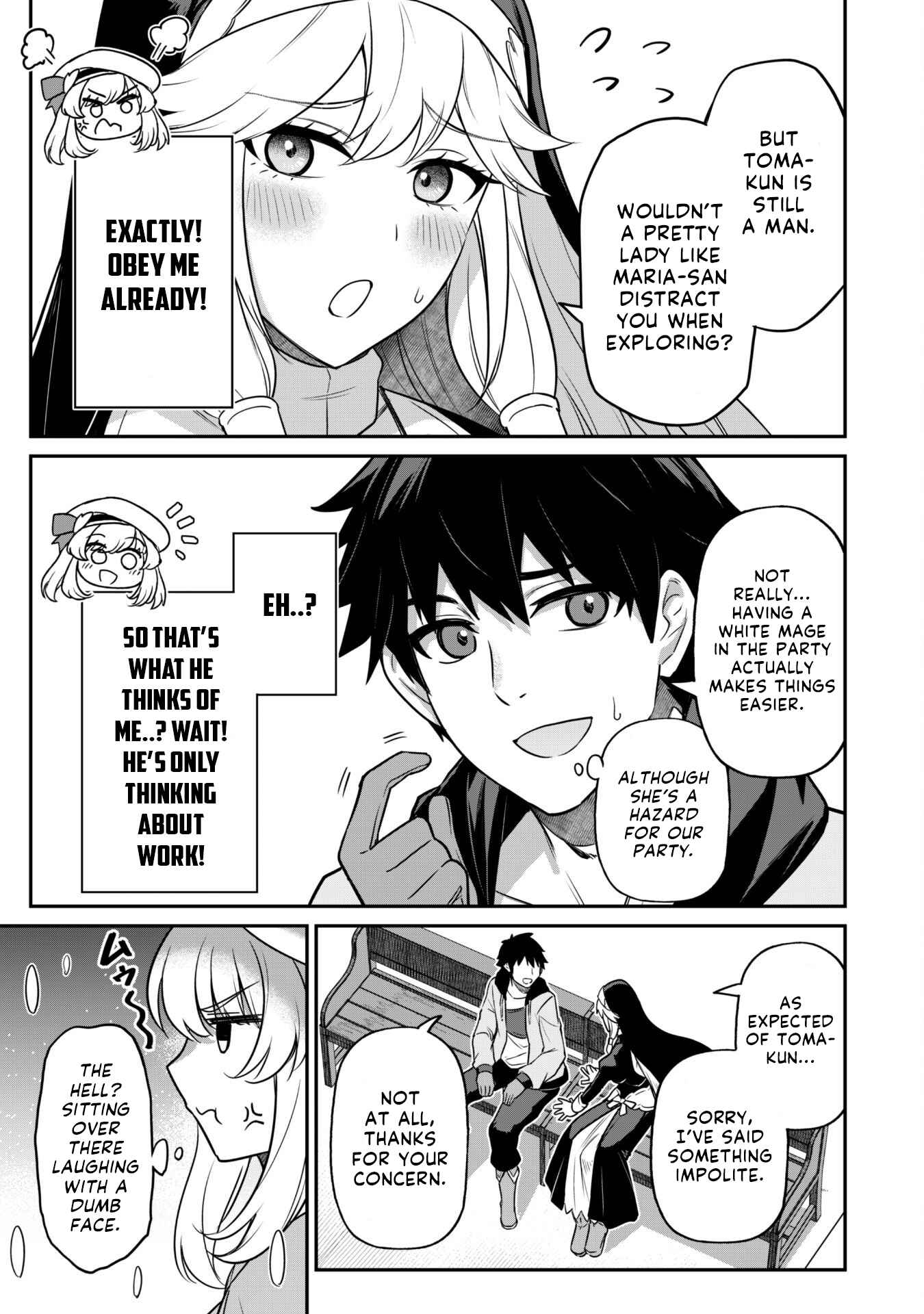 The White Mage Who Joined My Party Is a Circle Crusher, So My Isekai Life Is at Risk of Collapsing Once Again chapter 4 page 12