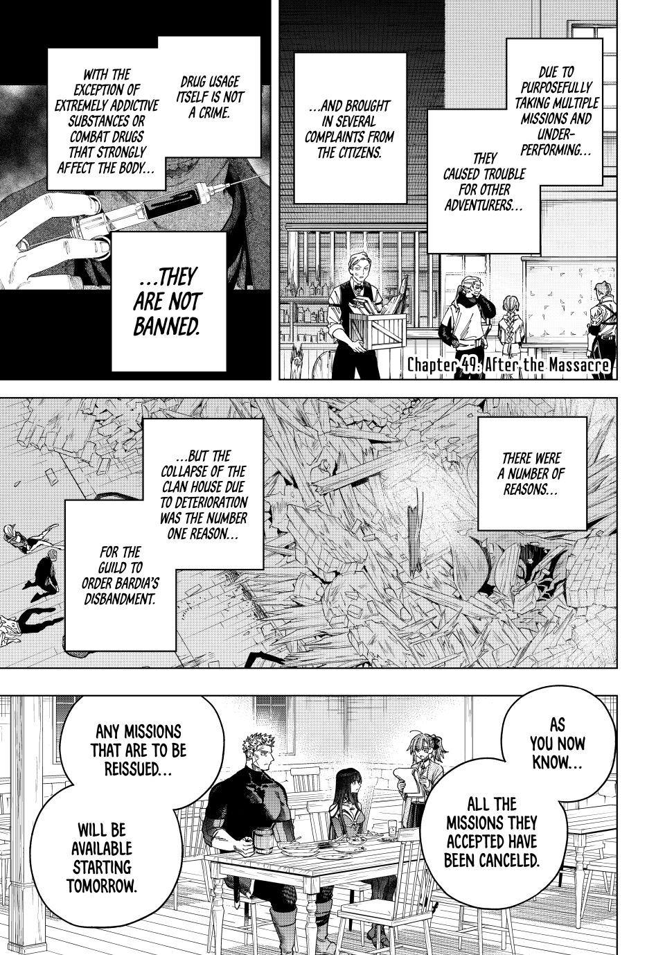 The Witch and the Mercenary chapter 49 page 1